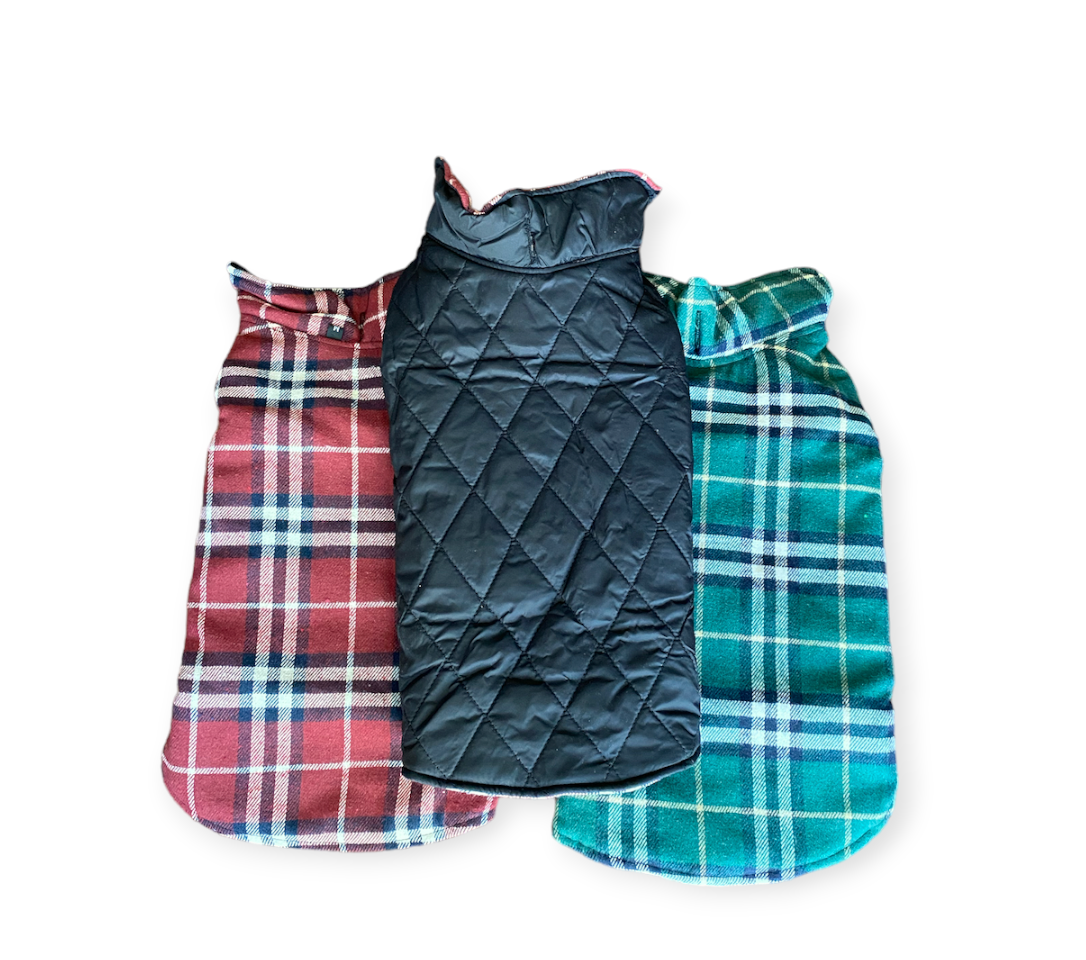 Plaid Reversible Coat